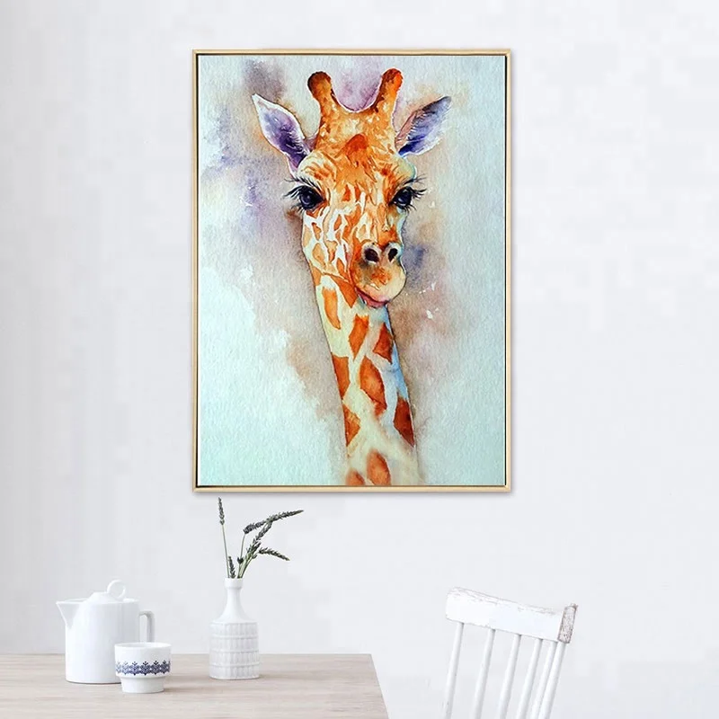 DIY холст картины стены книги по искусству милый жираф кристалл смолы алмаз живопись для украшения дома