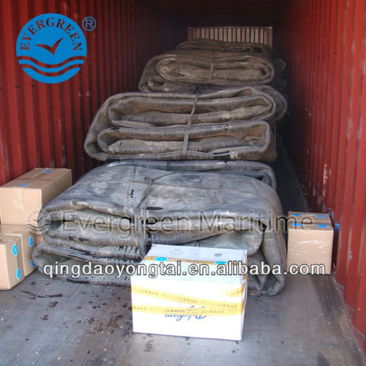
Evergreen Cargo ship launching airbags 