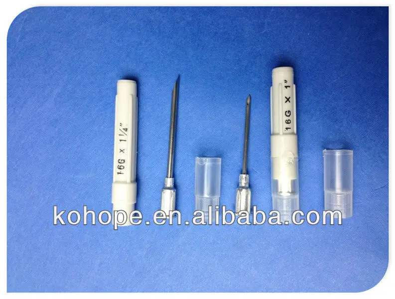 
Aluminum hub veterinary needles 