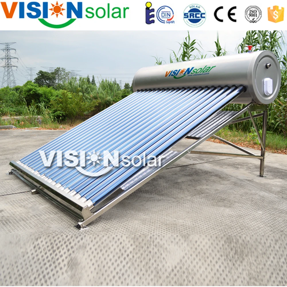 Alibaba trade assurance solar powered heaters full stainless steel solar water heater