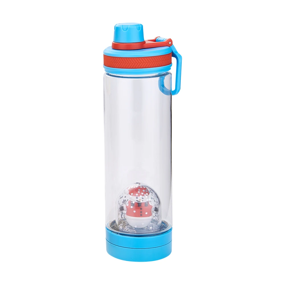 
Creative Cartoon Micro Landscape Leak Proof Outdoor Portable Students Bpa Free Sport Plastic Kid Drinking Water Bottle With Doll 