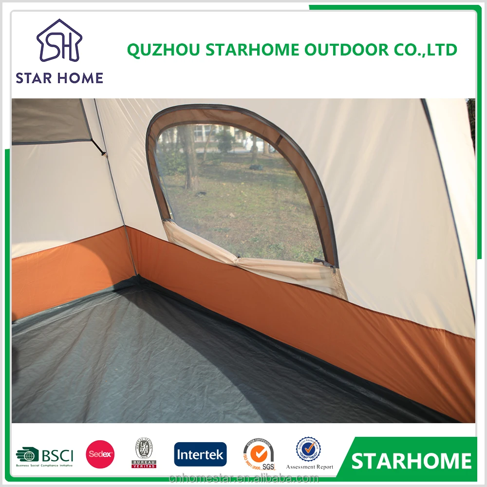 5-8 Person Glamping Family High Quality Camping Tents With Double Laywer Cheap Large Outdoor Tent