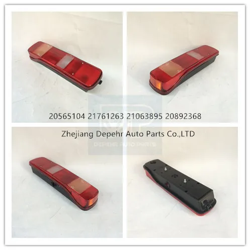 20565104 21063895 European Tractor Body Parts Tail Lamp Volvo Truck Rear Right Tail Light