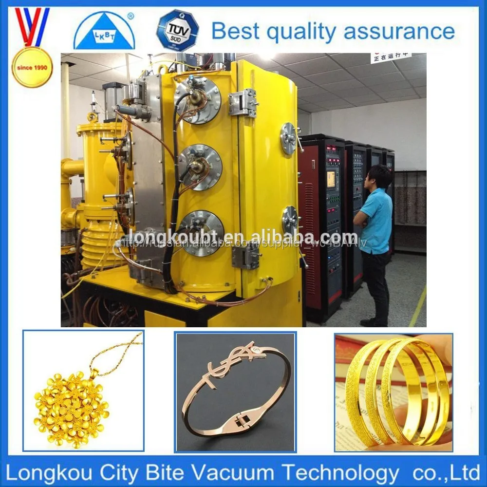 Золото ножной браслет ювелирные изделия pvd машина / ион покрытие машина / растительное / оборудование