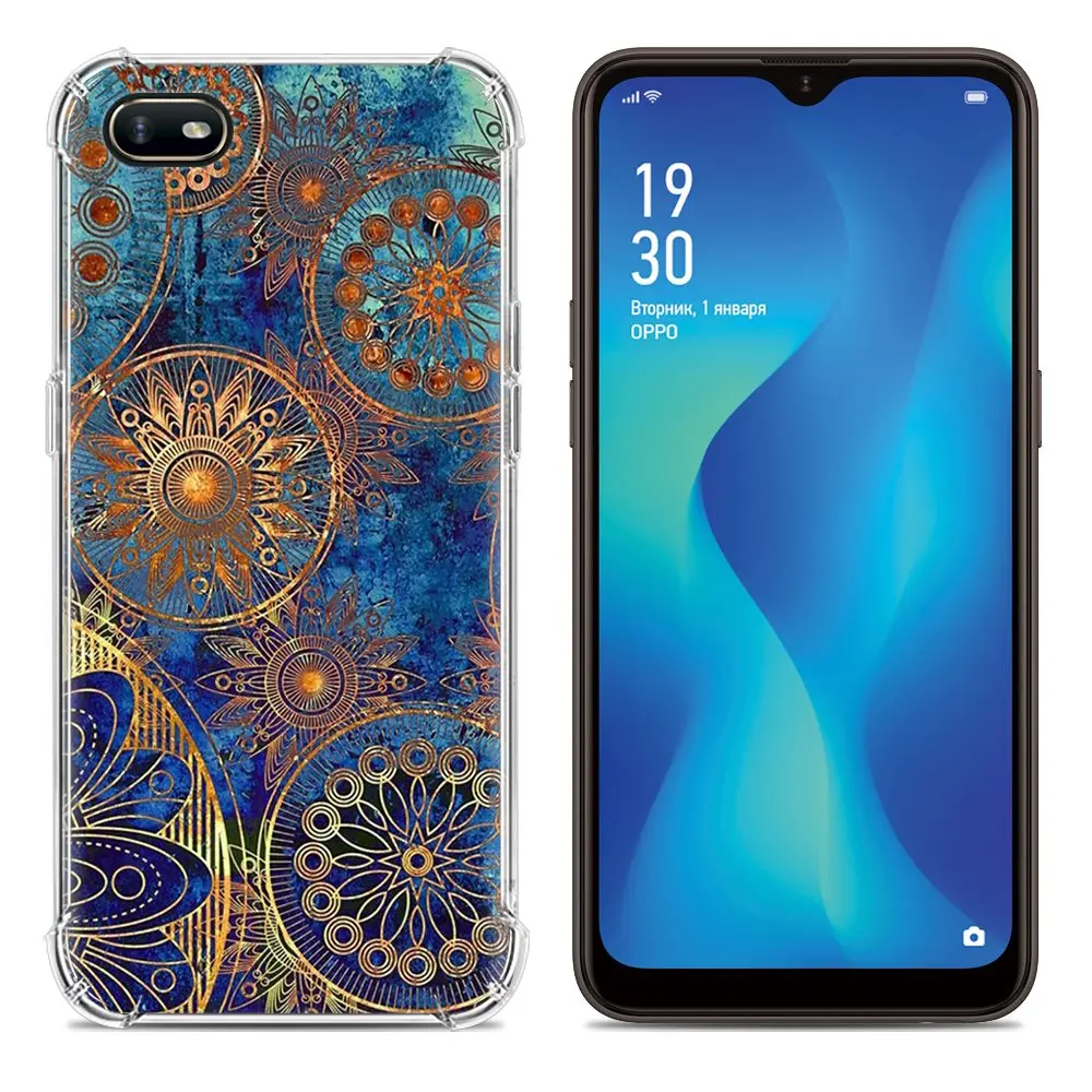 Painted Different Designs Soft Transparent Tpu Case For Oppo A1k Back Cover