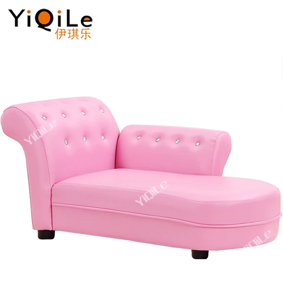 Pink single curved sofa preschool furniture kindergarten sofa for kids