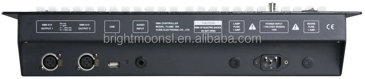 Code flame 384 dmx controller dmx 512 light controller