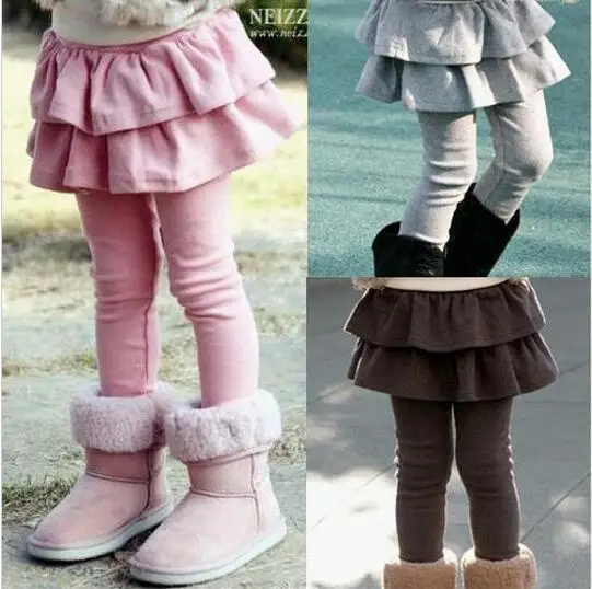 Retail 1pc Girls Leggings Children s Skirt Girls Skirt pants Spring Cake pants girls Leggings 2