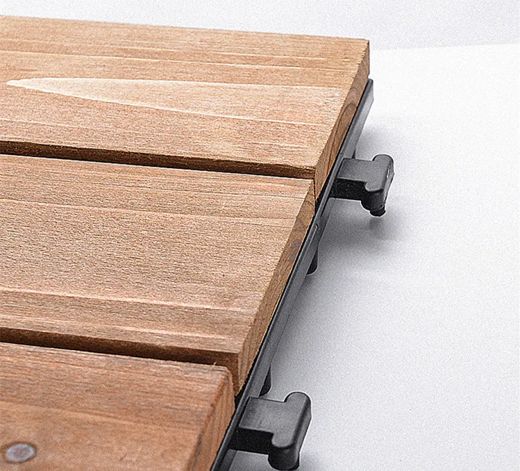 outdoor garden supplies gazebos plastic base interlocking parquet teak wood decking floor tile