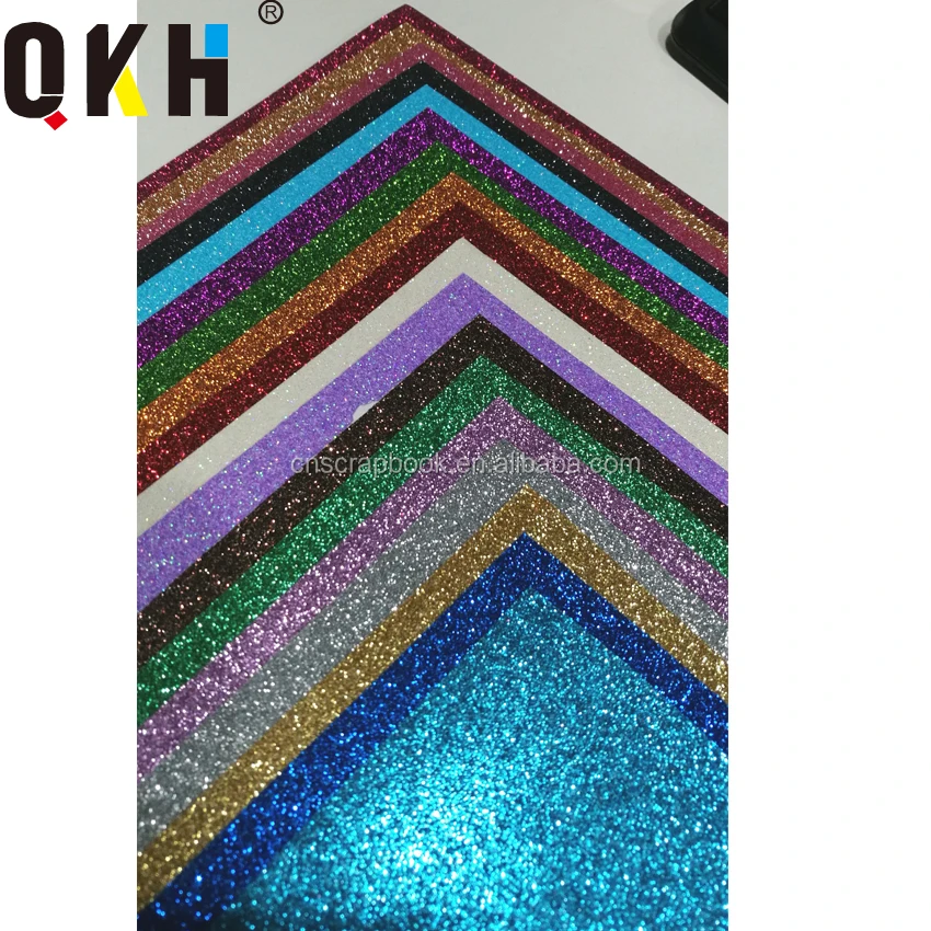 Factory design wholesale glitter cardboard on stock
