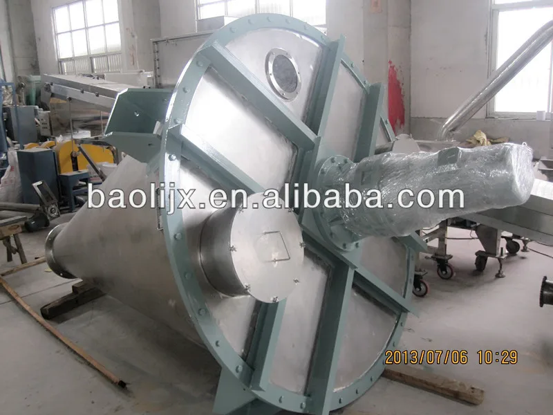 high efficient feed powder double auger mixer with se