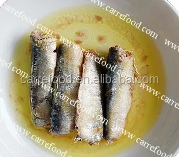 Консервированные рыбы на сардине easy open в масле 125 г | Без Чили