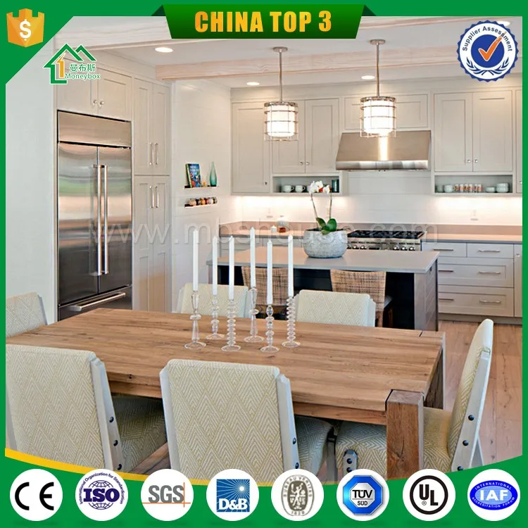 PVC/PU/calcium silicate board/EPS/glass wool composite wall prefab villa