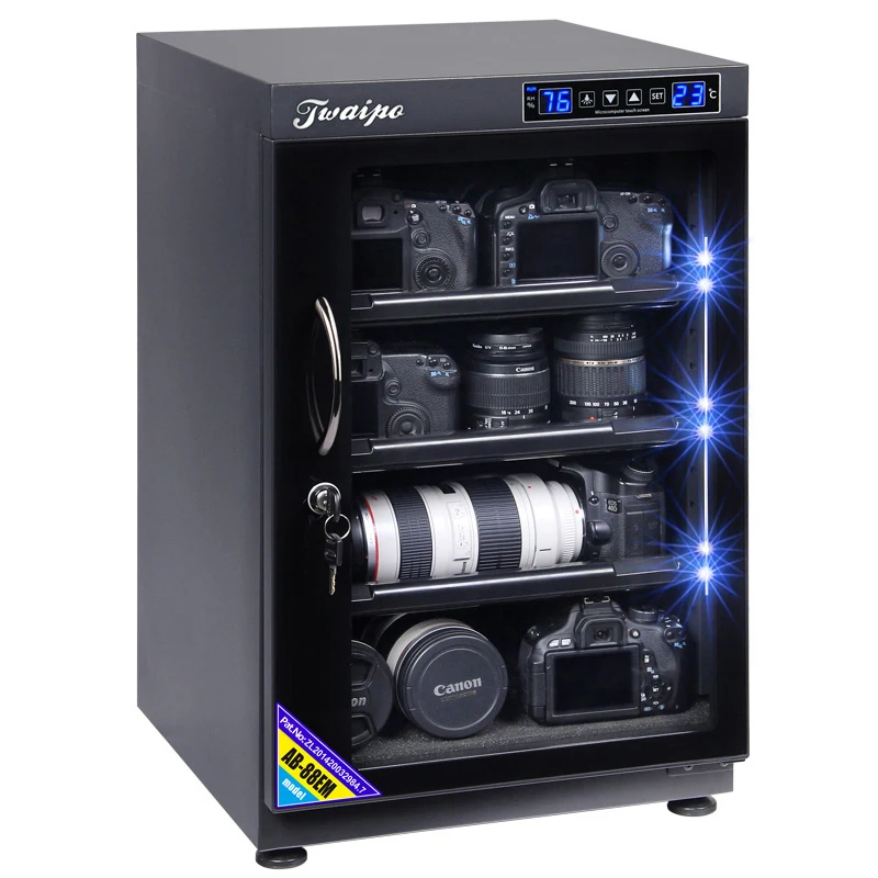 85L  electric humidity control storage dry cabinet dryer machine moisture proof dehumidifier