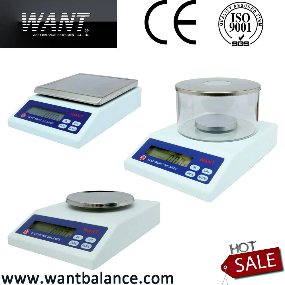 Chemical laboratory Digital scale jewelry weight Precision Analytical Sensitive Balance With Windshield