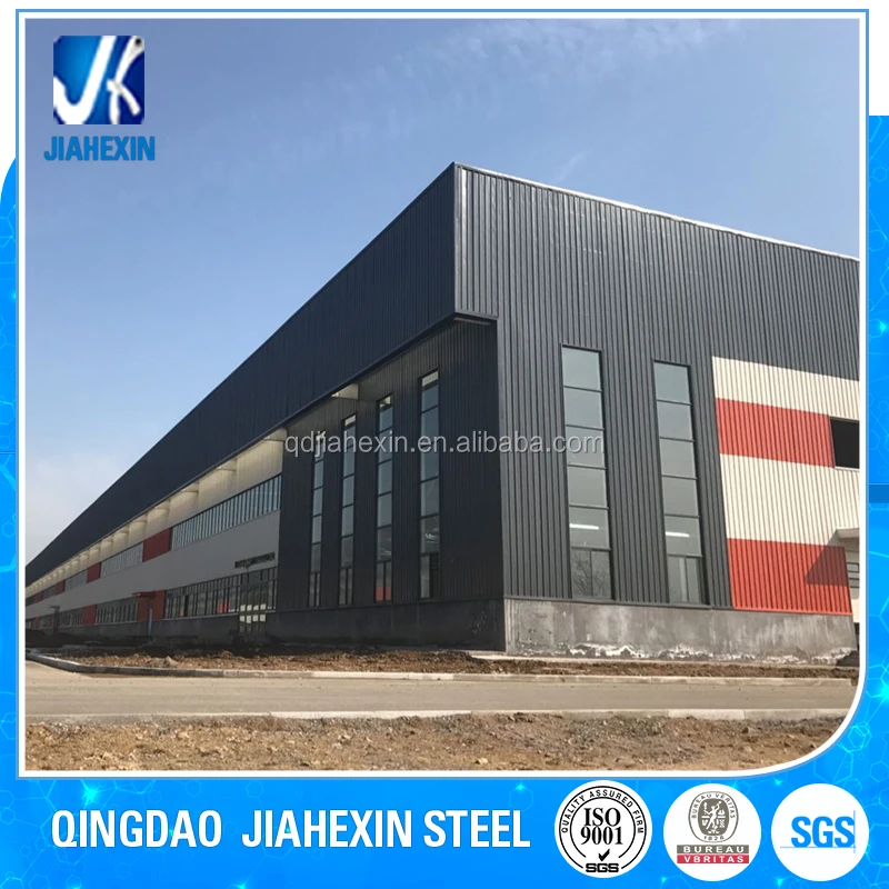 Light prefabricated steel structural roof trusses warehouse