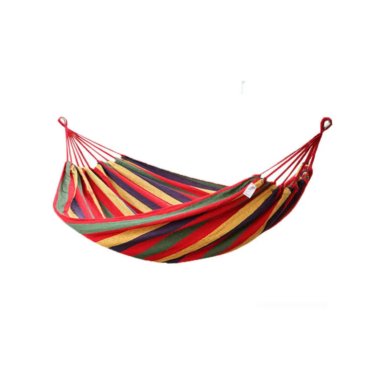 2021 Hot Sale Products camping cotton hammock Cheap Portable Camping Hammock canvas Outdoor hammock