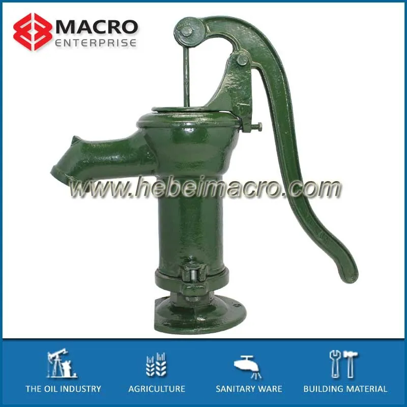 various color painted finishing casted iron garden pumps water pump hand pumps