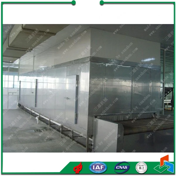 Низкая цена туннель для замораживания мяса морозильная камера