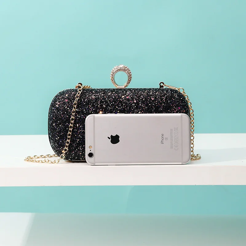 
Wholesale Shimmering All-Over Diamante Covered Party Clutch Evening Bag 