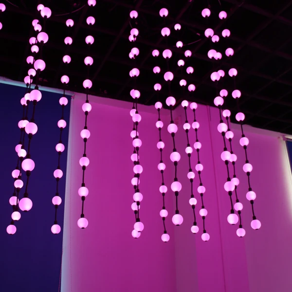 DMX Led 3D Ball String Led Ball Light Outdoor 3D Led Cube