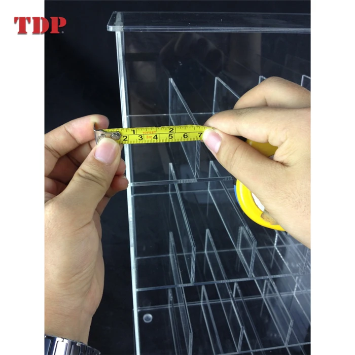 Wholesale Lockable Clear Showcase Acrylic Contact Lens Display