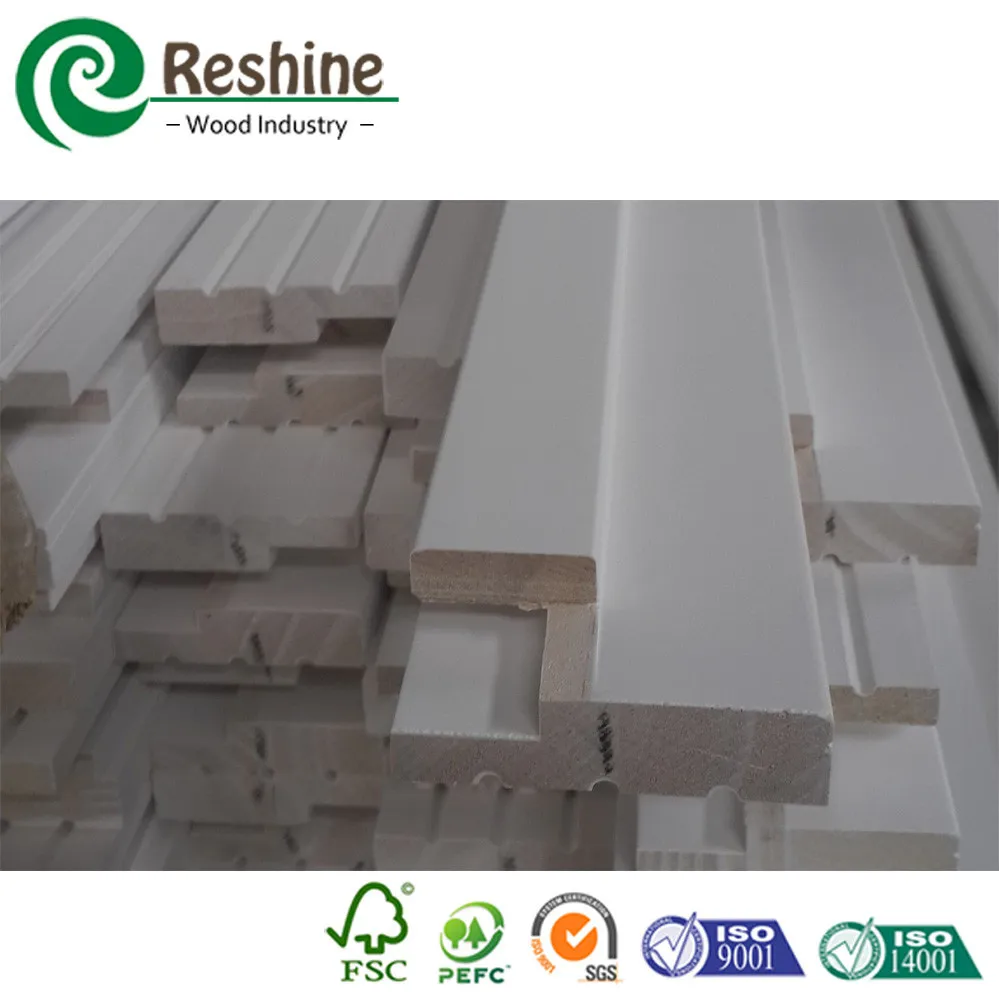 Primed Interior Flat Split Jamb Radiata Pine Door Frame