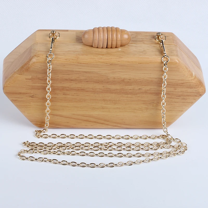 Модная деревянная вечерняя мини-сумка 2016, деревянный клатч, акриловая коробка, сумка на цепочке, женская сумка через плечо, деревянная сумка-мессенджер с клапаном