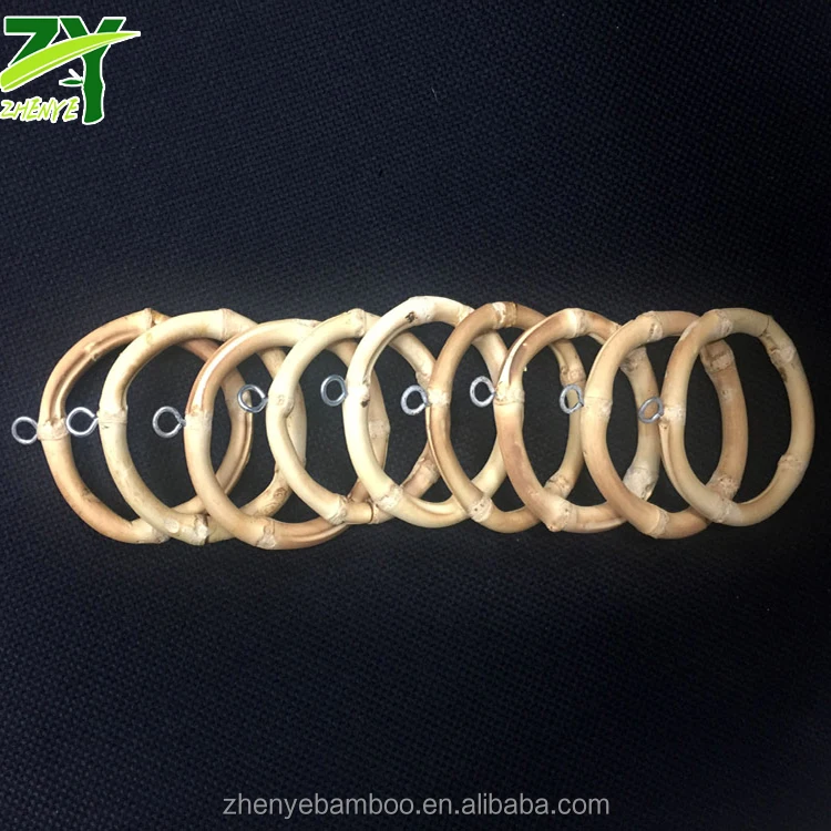 ZY404 Bamboo Curtain Rings bamboo curtain accessories bamboo rain rings  in Low Price !