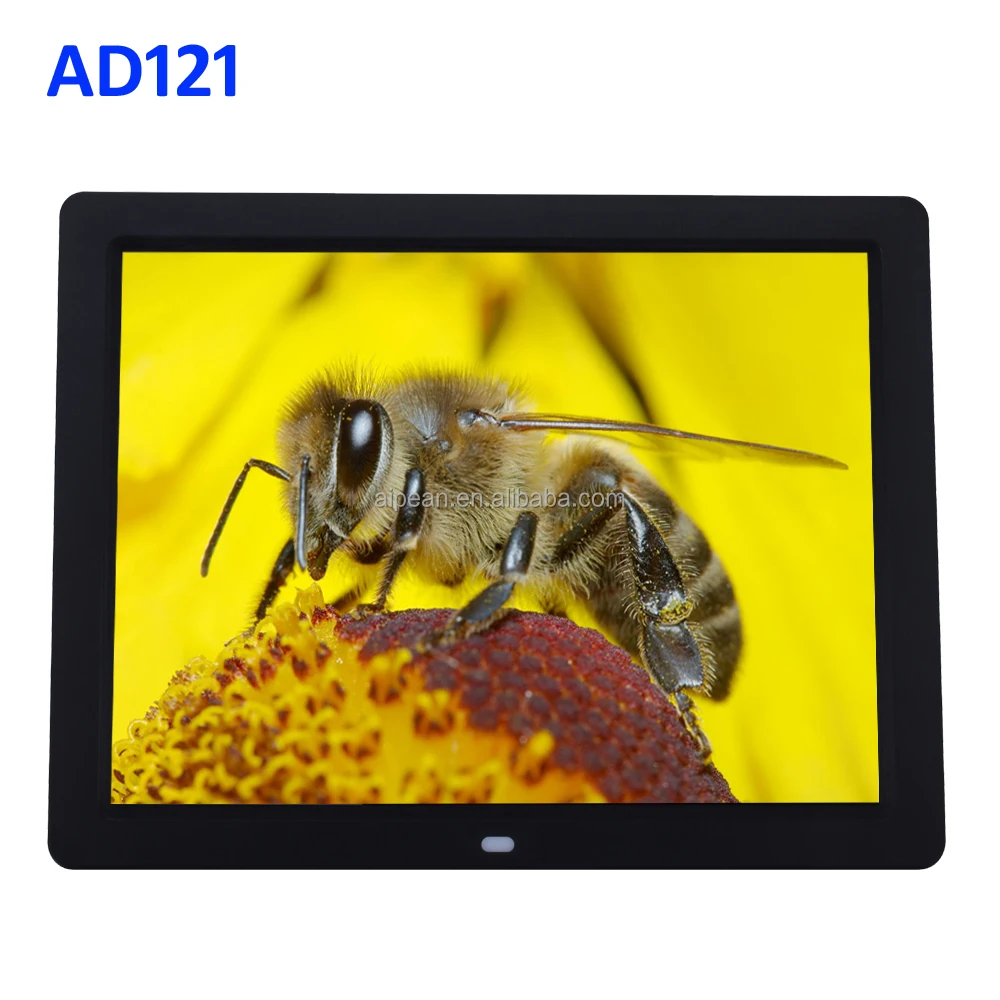 lcd led display 12 inch display lcd screen panel 1024*768 advertising monitor