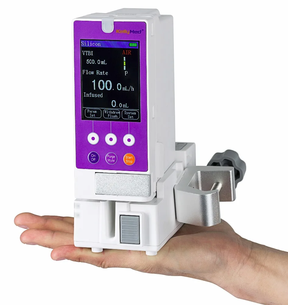
Compact small Enteral Feeding Pump with fluild warmer medical feeding pump nutrition pump purple with CE mark 