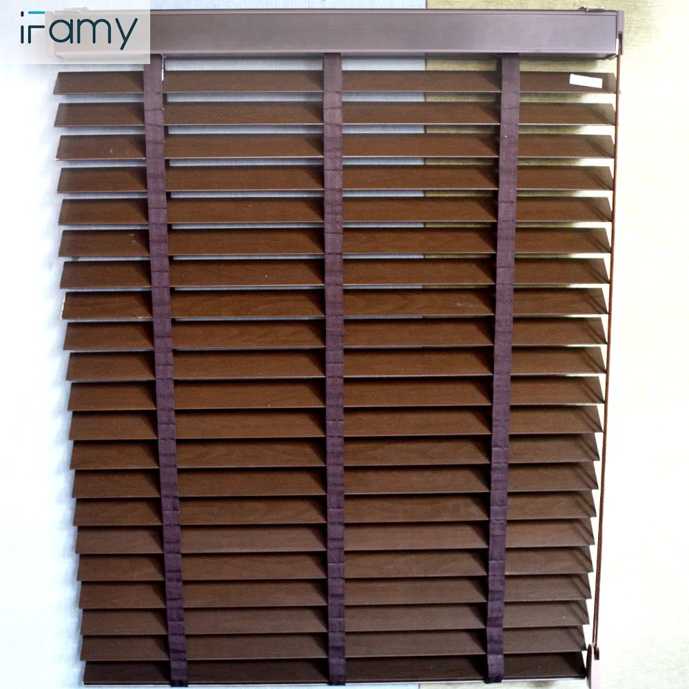 Новый дизайн, высококачественные жалюзи из искусственной древесины, домашний кухонный декор, оконный козырек