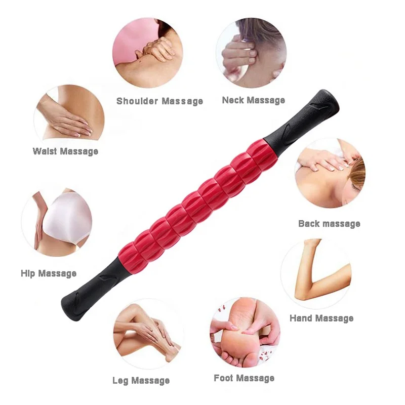 GYM Fitness Deep Tissue Self Massage Muscle roller Stick for women men