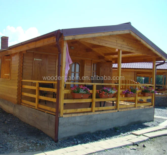 Popular prefab wooden summer house