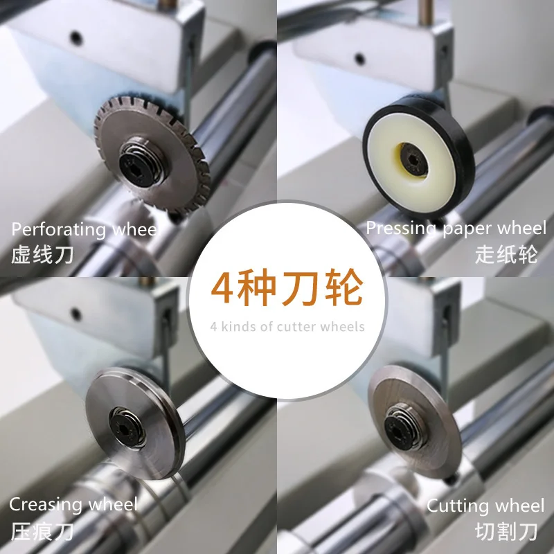 
Automatic paper creasing machine, paper cutting machine, paper perforating machine 