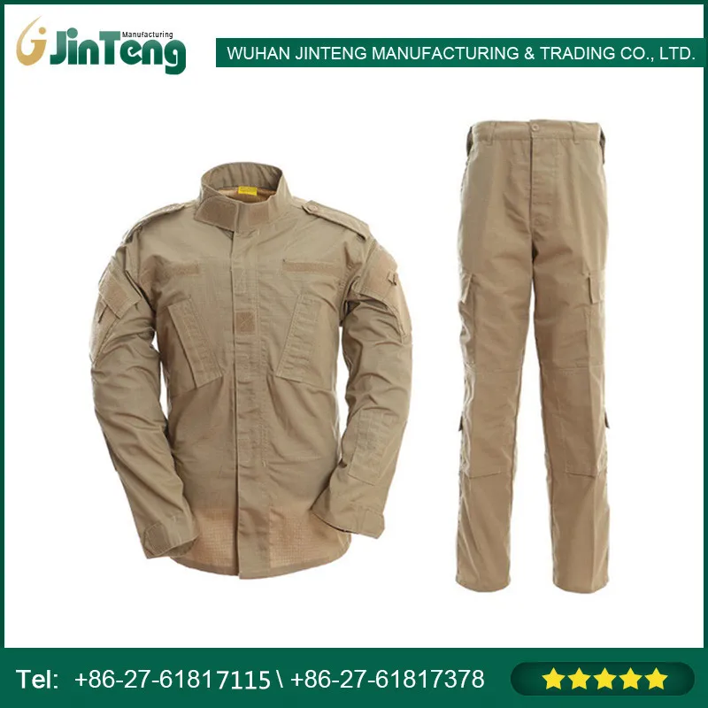 Мужчины Тактический Куртка и Брюки Военные Боевые Униформы ACU Хаки