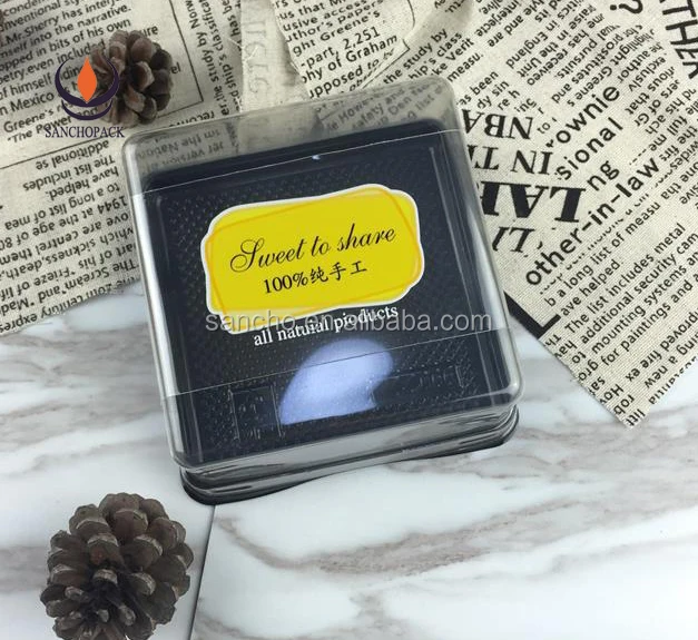 Free design 10 inch square moon cake pastry packaging box cake box