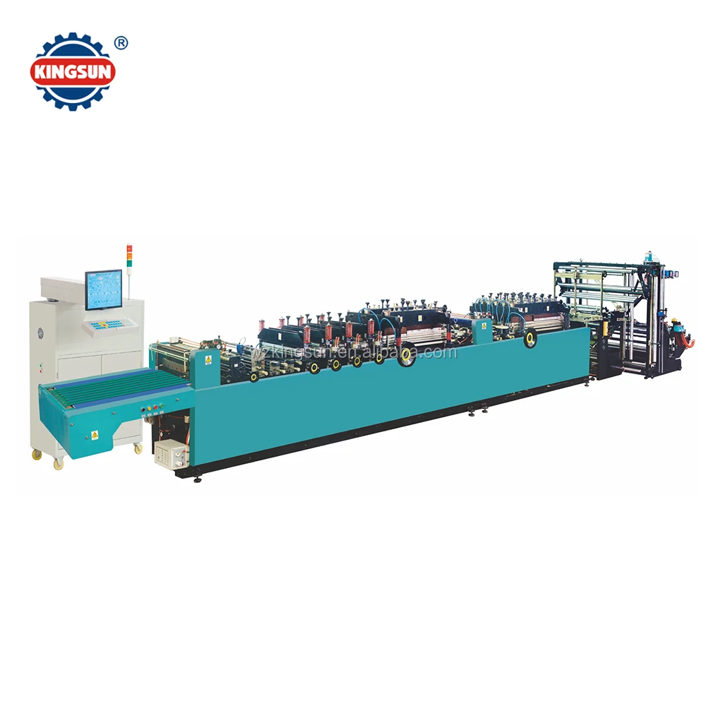 KZD-400ZF High speed four side seal center seal plastic bag making machine
