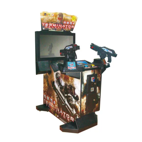 Hot Selling 32 inch Video ScreenTerminator Salvation  Video Arcade Game Shooting Electronic Arcade Fighting Machines Distributor