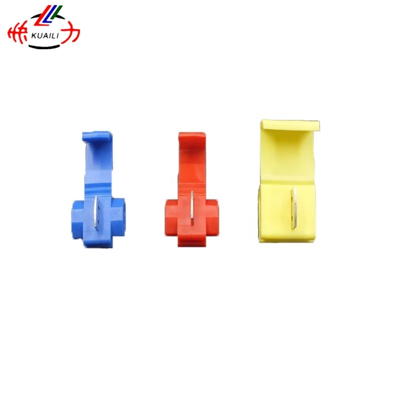 KUAILI Quick Splice Scotch Lock Quick Splice Wire Connectors Red Blue Yellow CONNECTOR TERMINAL KIT Quick Splice Scotch Lock