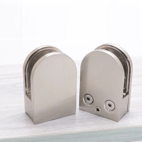 Tempered Glass Railing Stainless Steel Glass Clamps Corner Glass Clips