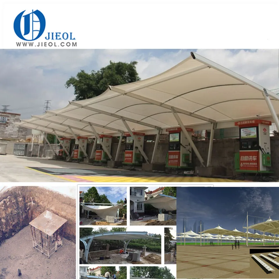 Top quality Wind resistant Sun shade carport for parking