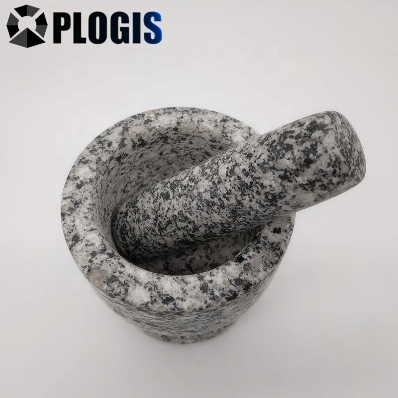 
Wholesale and Retail Granite Stone Mortar and pestle Set for Kitchen 