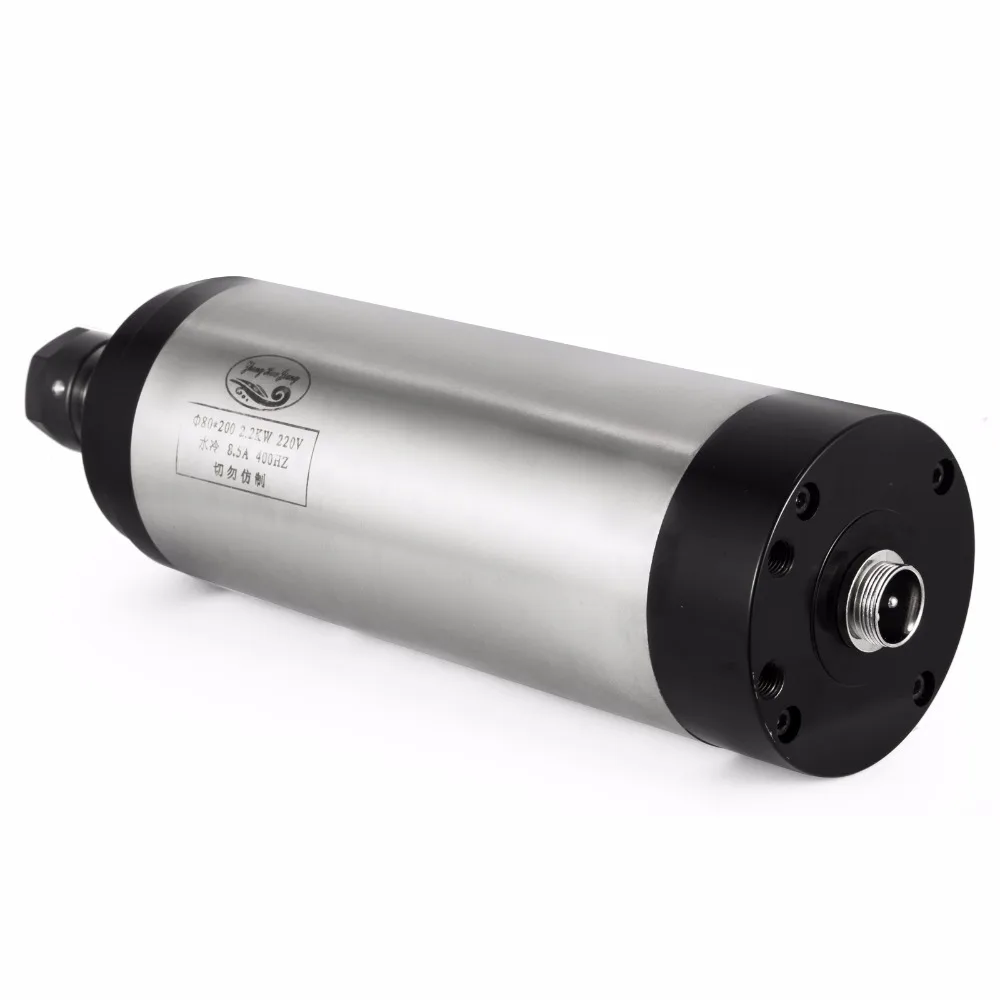 
High Speed 2.2KW Water Cooled Spindle Motor Engraving Milling & Grinding 