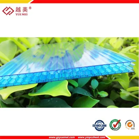Plastic honeycomb pc sheet manufacture