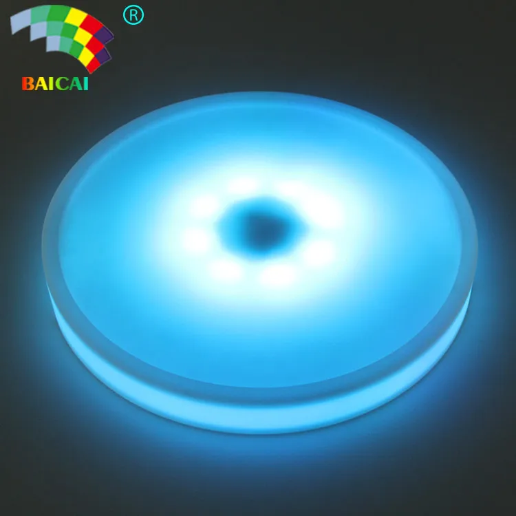 LED Bottle Light Uptray Plastic Wine Plate LED Bottle Holder