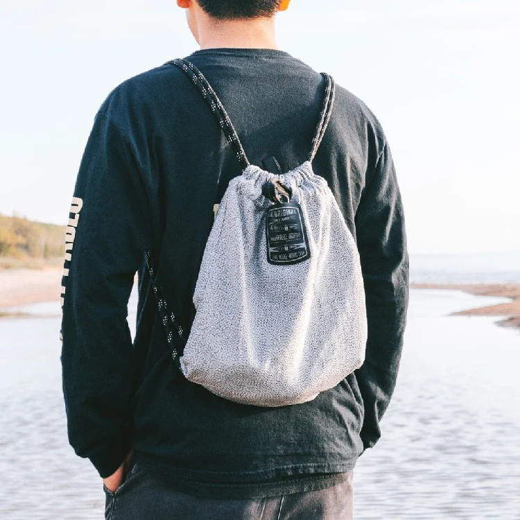 Newest UHMWPE Fabric Anti Knife Backpack Cut Resistant Bag Anti-theft Cut Proof Drawstring Backpack