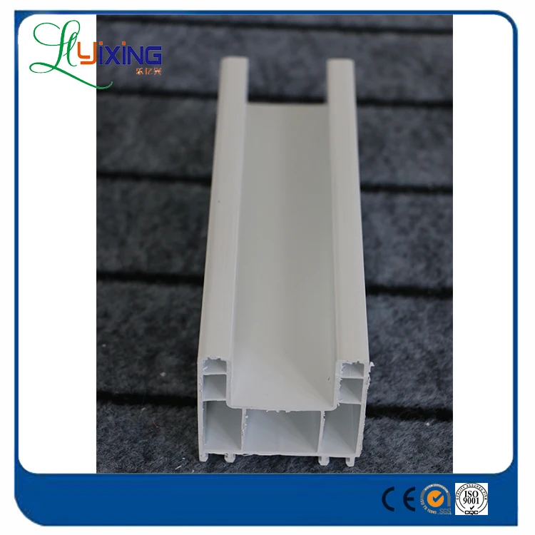 
 Безопасность белой пластиковой экструзии ПВХ рамы анти-УФ ПВХ профиль  