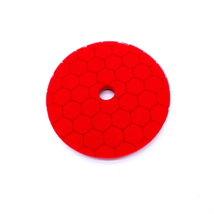 6 Inch hex buff polishing pad 150mm Germany foam car wax sponge dual action polish car