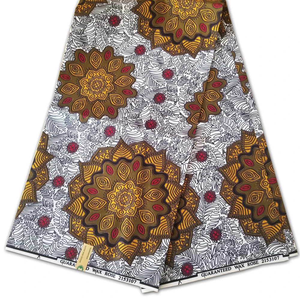 
100% Polyester wax print fabric 
